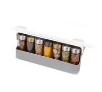 Joseph Joseph CupboardStore in cupboard, kitchen storage under-shelf Spice Rack, organiser Grey