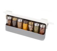 Joseph Joseph CupboardStore in cupboard, kitchen storage under-shelf Spice Rack, organiser Grey, 4