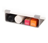 Joseph Joseph CupboardStore Under Shelf Storage Organiser, Larger Rolls/Boxes, 3M VHB Tape or Screws, Fits Units Over 33 cm Wide, Grey