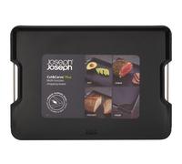 Joseph Joseph Cut & Carve Plus - Multifunction large Chopping Board Black 41x29