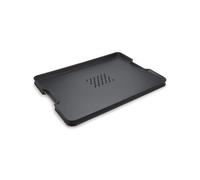 Joseph Joseph Cut&Carve Plus - Non-Slip, Multi-Function, Double-Sided Chopping Board for Food Preparation and Carving- Dishwasher Safe, Large - Blac