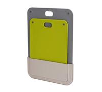 Joseph Joseph DoorStore 2-Piece Chopping Board Set Compact In-Cupboard Storage case, Mounted with VHB tape (included), Multi, 16