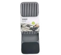 Joseph Joseph Drawer Store Compact 2 Tier Knife Organiser Grey Space Saving