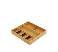 Joseph Joseph DrawerStore Cutlery, Kitchen Utensils and Cooking Utensil Gadget Accessories Organiser, in drawer storage - Bamboo