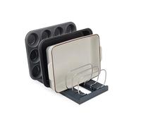 Joseph Joseph Drawerstore Cookware Organiser, Baking Tray Rack, Space Saving Storage For Pans, Lids, Chopping Boards, Anthracite