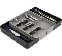 Joseph Joseph DrawerStore Expanding Cutlery, Utensil & Gadgets Organiser, Expandable in drawer space saving tray- Grey