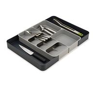 Joseph Joseph DrawerStore Expanding Cutlery, Utensil & Gadgets Organiser, Expandable in drawer space saving tray- Grey
