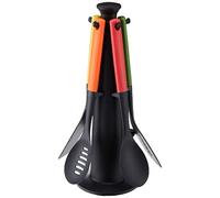 Joseph Joseph Duo 5 Piece Nylon Heat Resistant Utensil Gift Set - Multi-Colour, Set of 5