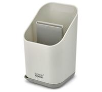 Joseph Joseph Duo Kitchen Sink Cutlery Drainer with Knife Slot, Kitchen Sink Drying Rack Cutlery Organiser, Grey