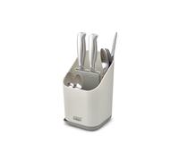 Joseph Joseph Duo Kitchen Sink Cutlery Drainer with Knife Slot, Kitchen Sink Drying Rack Cutlery Organiser, Grey