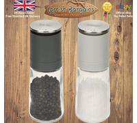 Joseph Joseph Duo No-spill Manual Salt & Pepper Grinder Set New