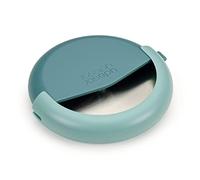 Joseph Joseph Duo Pizza Cutter with Blade Guard, Compact Slicer Wheel, Teal