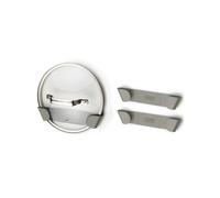 Joseph Joseph Duo - Set of 3 Pot and Pan Lid Holders, Self Adhesive Wall Mount Storage Organiser, Suitable for Lids Up to 24 cm, 3M VHB Tape Included