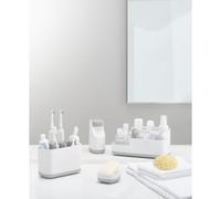 Joseph Joseph Easy-Store - Large Toothbrush Holder Caddy, Bathroom Storage - White/Grey