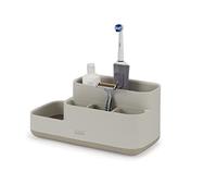 Joseph Joseph EasyStore - Bathroom Storage Caddy Organiser for bathroom accessories - Matt Finish, Ecru