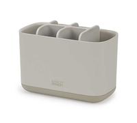 Joseph Joseph Easy-Store - Toothbrush Holder Caddy, Bathroom Storage, Large - Matt Finish, Ecru