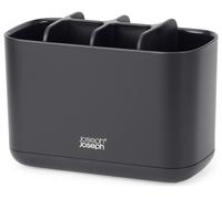 Joseph Joseph Easy-Store - Toothbrush Holder Caddy, Bathroom Storage, Large, Matt Black