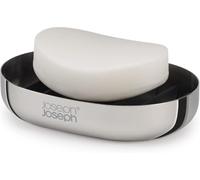 Joseph Joseph EasyStore Luxe - Quick-drain Stainless-steel Soap Dish Holder with draining rack- Steel