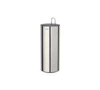 Joseph Joseph Easystore Luxe Stainless Steel Concealed Toilet Roll Holder Stand Storage With Lid, Hods Up To 3 Rolls