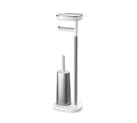 EasyStore™ Plus Freestanding toilet paper holder with Flex™ steel toilet brush, Stainless Steel (70519)