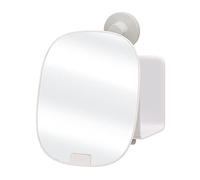 Joseph Joseph EasyStore Self-Draining Compact Shower Caddy with Mirror - White