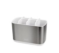 Joseph Joseph Easystore Steel Toothbrush Caddy Large Teel