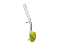 Joseph Joseph Edge Dish Washing up, Scrubbing Brush - White/Green