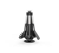 Joseph Joseph - Elevate Kitchen Utensil Holder + 5 Kitchen Utensils - Black
