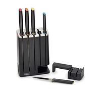 Joseph Joseph - Elevate 5-piece knife set with knife block, black