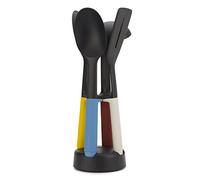 Joseph Joseph Elevate Slim 4-Piece Kitchen Utensil Set, Nylon tool heads with ergonomic, heat-resistant silicone handles - Multicolour