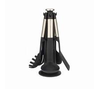 Joseph Joseph - Elevate Kitchen Utensil Holder + 5 Kitchen Utensils - Black