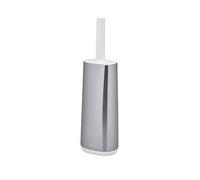 Joseph Joseph Flex - Smart Hygienic Silicone Toilet Brush with Holder Set, Flexible Anti-Drip, Anti-Clog Deep Clean Head- Stainless Steel