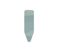 Joseph Joseph Flexa - Replacement Elasticated Ironing Board Cover, Linear Grey pattern, Padded 4 mm foam, Easy Quick Fit for Boards 124 cm x 37 cm