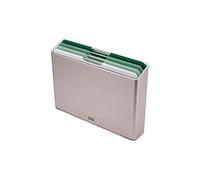 Joseph Joseph Folio Editions 4 piece colour coded Chopping Board Set, slimline case for organised storage, Large - Sage Green