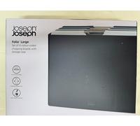 Joseph Joseph Folio™ 4-piece Chopping Board Set Large in Graphite 60184