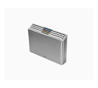 Joseph Joseph Folio 4-Piece Colour Coded Chopping Board Set, Stainless Steel Slimline Case for Organised Kitchen Storage, Light Stone