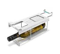 Joseph Joseph FridgeStore Foldable Under-shelf Fridge Storage Bottle & Wine space saving holder. Fits shelves with depth of 26-38cm