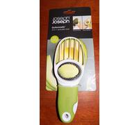 Joseph Joseph GoAvocado, 3-in-1 Avocado Tool with soft grip handle, Green