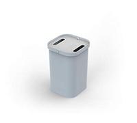 Joseph Joseph GoRecycle Dual Compartment, Easy Empty Recycling Caddy Ideal for Glass, Paper, Metal and Plastic ,Blue14-Litre