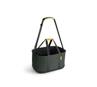 Joseph Joseph Hold-All Collapsible 45L Outdoor washing laundry basket with Shoulder Strap, Durable Fabric, Waterproof Base (Dark Green)