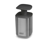 Joseph Joseph Hygienic Easy-Push Soap Dispenser with Wide Pump, Stainless Steel,