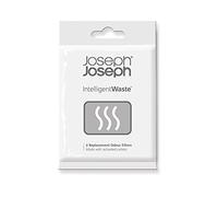 Joseph Joseph Intelligent Waste Activated Carbon Odour Filter Refills for Food Waste Caddy Kitchen Bin - Pack of 2