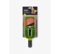 Joseph Joseph Multi-Grip Kitchen Mandoline, Adjustable Fruit and Vegetable Slicer, 3-Slice Thickness, with Precision Food Grip, Green