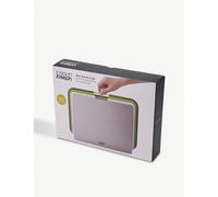 Joseph Joseph Nest Large 3-Piece Colour coded Chopping Board Set with Storage Stand, Green