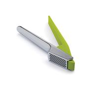 Joseph Joseph Kitchen Clean Press Garlic Crusher & mincer, Ginger Presser, Easy clean Dishwasher safe - Green, 24