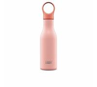 Joseph Joseph Loop- Stainless-steel Vacuum Insulated Water Bottle, Flask for Work, Gym, Travel- 500ml, Coral, 4