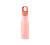 Joseph Joseph Loop- Stainless-steel Vacuum Insulated Water Bottle, Flask for Work, Gym, Travel- 500ml, Coral, 4