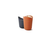 Joseph Joseph M-Cuisine Single-Serve Popcorn Maker set of 2 Orange/Grey