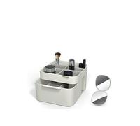 Joseph Joseph Make Me Up Compact Mirror & Makeup Organiser Set Cream