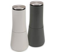 Joseph Milltop Non-Spill Salt and Pepper Mill Set White/Grey